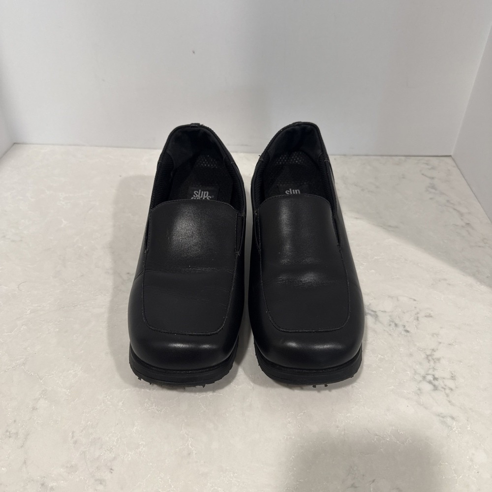 SlipGrips Women's  Slip On Slip Resistant Casual Work Shoe 9.5 Chunky